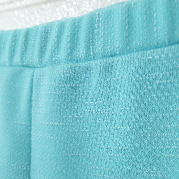 Vintage Graff Californiawear Pants Womens Size 10 Aqua Blue Elastic Waist - Picture 8 of 12